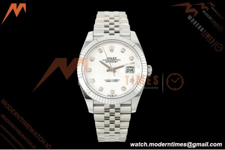 Rolex - Datejust 126334 41mm Jub Flt 904L SS/SS MOP/Dia RCF JH3235