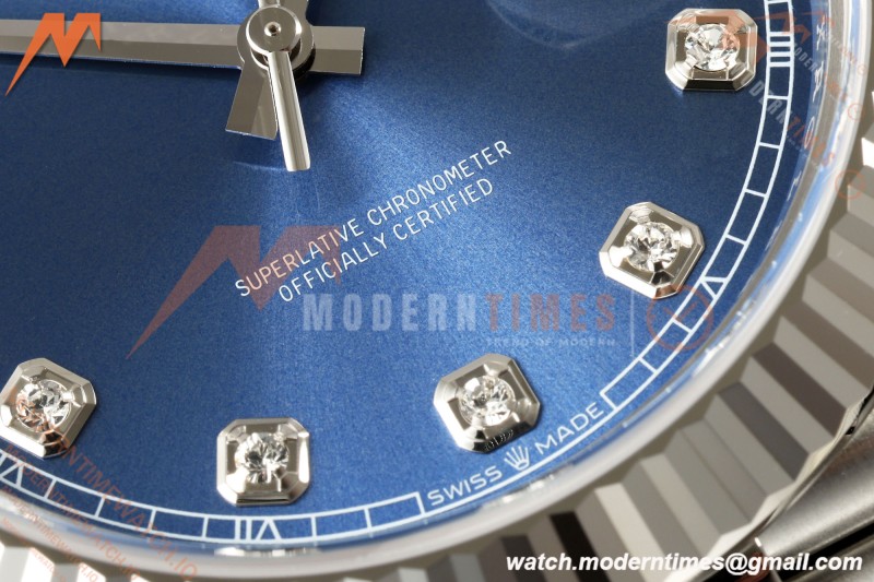 Rolex - Datejust 126334 41mm Jub Flt 904L SS/SS Blu/Dia RCF JH3235
