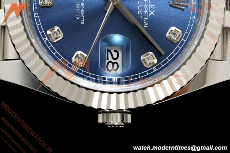 Rolex - Datejust 126334 41mm Jub Flt 904L SS/SS Blu/Dia RCF JH3235