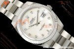 Rolex - Datejust 126334 41mm Oys Flt 904L SS/SS Wht/Dia SEEK VR3235
