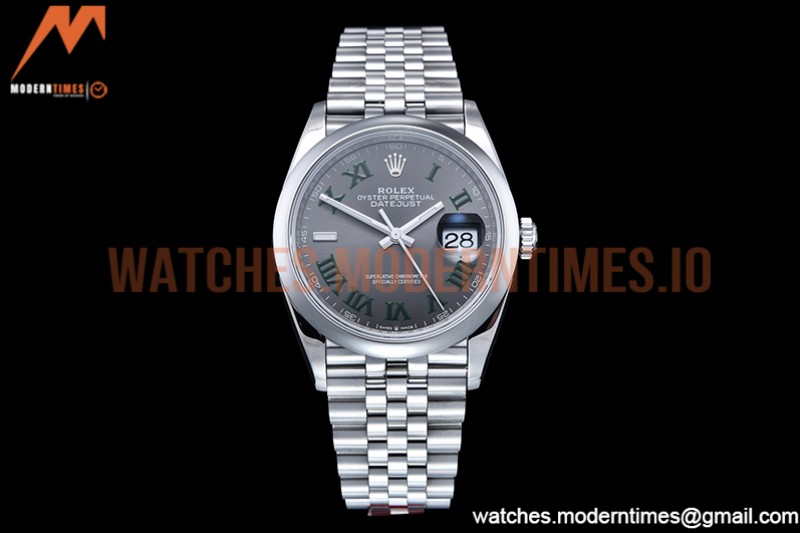 Rolex - DJ 36mm Jub Smt 904L SS/SS Grey/Rm VSF VS3235
