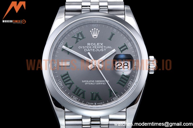 Rolex - DJ 36mm Jub Smt 904L SS/SS Grey/Rm VSF VS3235