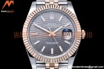 Rolex - DJ2 41mm Jub Flt 904L RG/SS P-Grey/Stk VSF VS3235