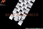 Rolex - DJ Ladies 28mm Jub Flt 904L SS/SS White/Stk GMF A2671