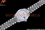 Rolex - DJ Ladies 28mm Jub Flt 904L SS/SS White/Stk GMF A2671