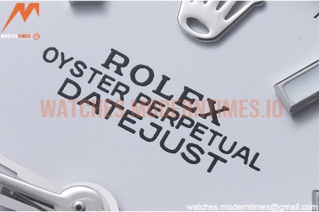 Rolex - DJ Ladies 28mm Jub Flt 904L SS/SS White/Stk GMF A2671