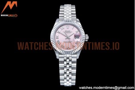 Rolex - DJ Ladies 28mm Jub Flt 904L SS/SS Pink/Rm GMF A2671