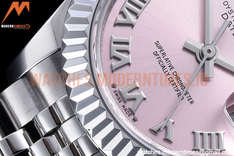 Rolex - DJ Ladies 28mm Jub Flt 904L SS/SS Pink/Rm GMF A2671