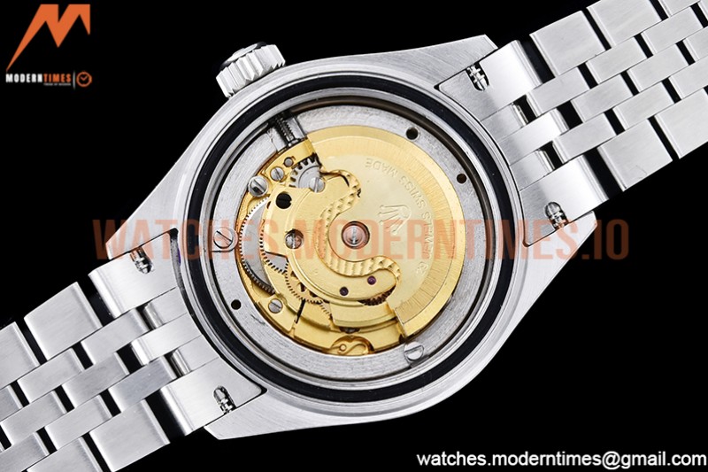 Rolex - DJ Ladies 28mm Jub Flt 904L SS/SS Black/Stk GMF A2671