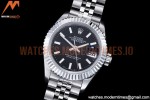 Rolex - DJ Ladies 28mm Jub Flt 904L SS/SS Black/Stk GMF A2671