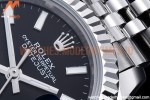 Rolex - DJ Ladies 28mm Jub Flt 904L SS/SS Black/Stk GMF A2671
