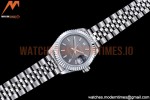 Rolex - DJ Ladies 28mm Jub Flt 904L SS/SS Grey/Stk GMF A2671