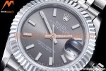 Rolex - DJ Ladies 28mm Jub Flt 904L SS/SS Grey/Stk GMF A2671