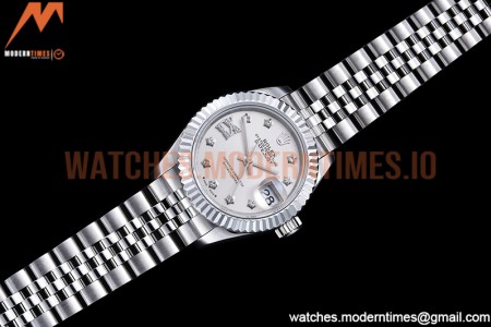 Rolex - DJ Ladies 28mm Jub Flt 904L SS/SS Silv/SDia GMF A2671