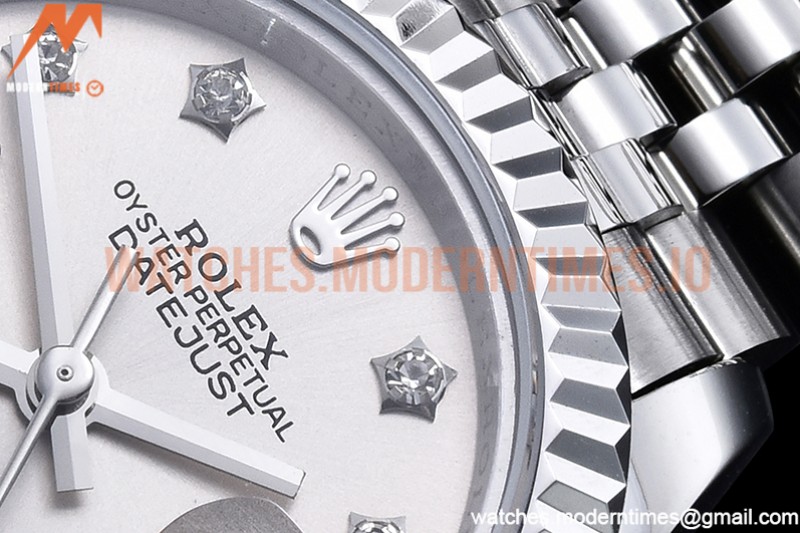 Rolex - DJ Ladies 28mm Jub Flt 904L SS/SS Silv/SDia GMF A2671