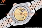 Rolex - DJ Ladies 28mm Jub Flt 904L RG/SS White/Stk GMF A2671