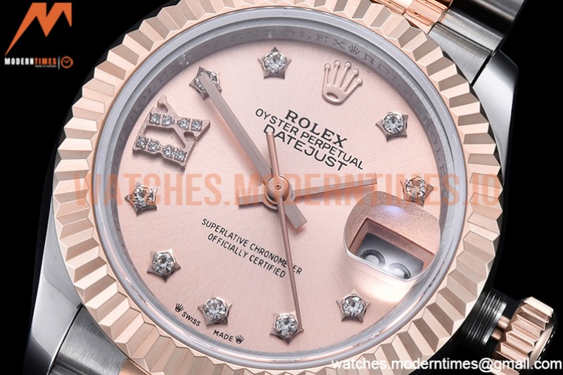 Rolex - DJ Ladies 28mm Jub Flt 904L RG/SS RG/S-Dia GMF A2671