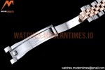 Rolex - DJ Ladies 28mm Jub Flt 904L RG/SS Silv/Stk GMF A2671