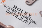 Rolex - DJ Ladies 28mm Jub Flt 904L RG/SS Silv/Stk GMF A2671