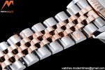 Rolex - DJ Ladies 28mm Jub Flt 904L RG/SS Brn/S-Dia GMF A2671