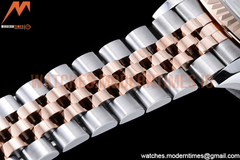 Rolex - DJ Ladies 28mm Jub Flt 904L RG/SS Brn/S-Dia GMF A2671