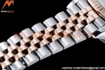 Rolex - DJ Ladies 28mm Jub Flt 904L RG/SS M-Wht/Dia GMF A2671