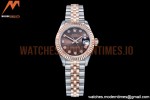 Rolex - DJ Ladies 28mm Jub Flt 904L RG/SS Brown/Dia GMF A2671