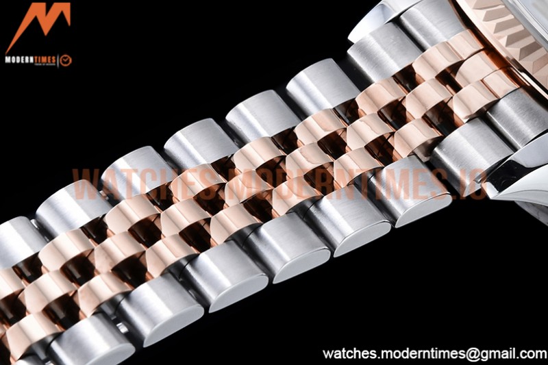 Rolex - DJ Ladies 28mm Jub Flt 904L RG/SS Brown/Dia GMF A2671