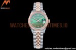 Rolex - DJ Ladies 28mm Jub Flt 904L RG/SS Green/Dia GMF A2671