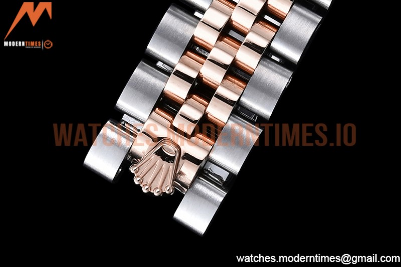 Rolex - DJ Ladies 28mm Jub Flt 904L RG/SS Green/Dia GMF A2671