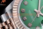 Rolex - DJ Ladies 28mm Jub Flt 904L RG/SS Green/Dia GMF A2671