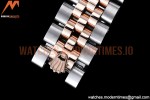 Rolex - DJ Ladies 28mm Jub Flt 904L RG/SS Silv/Dia GMF A2671