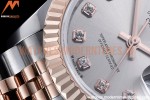 Rolex - DJ Ladies 28mm Jub Flt 904L RG/SS Silv/Dia GMF A2671