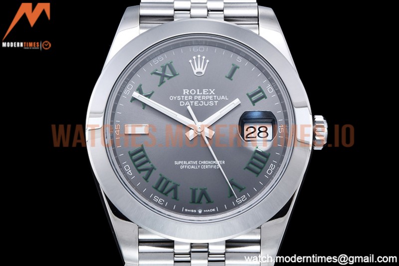 Rolex - DJ2 41mm 126300 Jub Smt 904L SS/SS Grey/Rm VSF VS3235