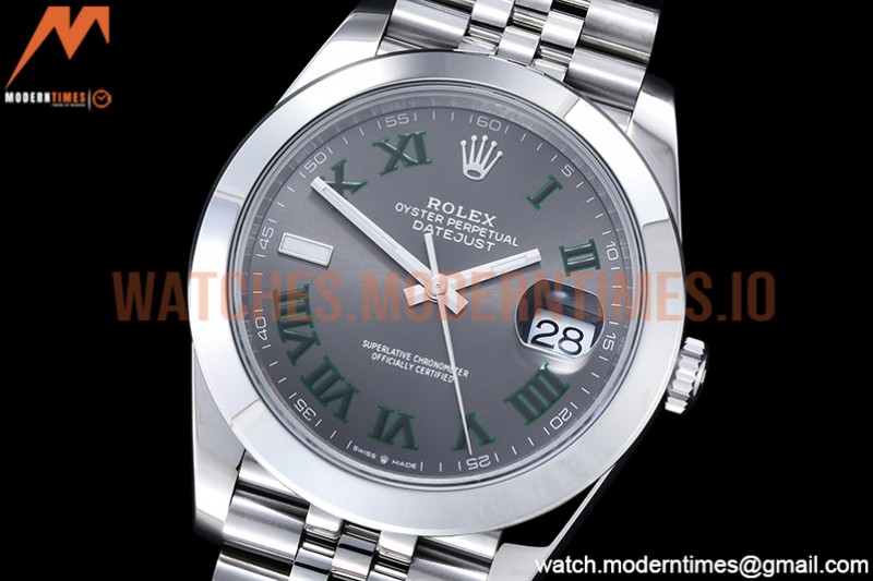 Rolex - DJ2 41mm 126300 Jub Smt 904L SS/SS Grey/Rm VSF VS3235
