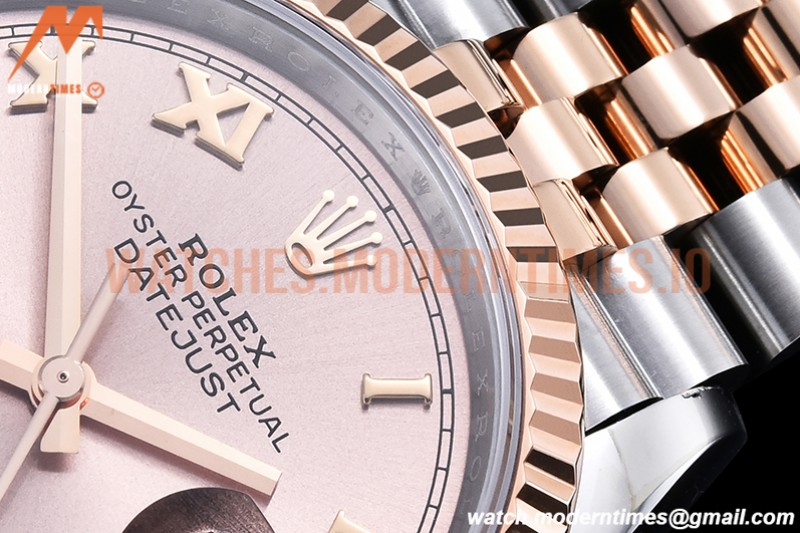 Rolex - DJ 36mm Jub Flt 904L RG/SS RG/Rm VSF VS3235