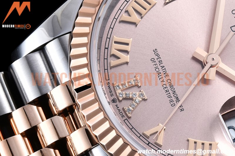 Rolex - DJ 36mm Jub Flt 904L RG/SS RG/Rm VSF VS3235