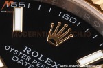 Rolex - DJ2 41mm 126333 Oys Flt 316L YG/SS Black/Stk A+F VR3235