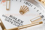 Rolex - DJ2 41mm 126333 Jub Flt 316L YG/SS Wht/Stk A+F VR3235