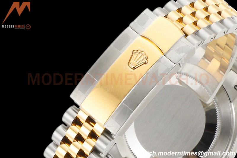 Rolex - DJ2 41mm 126333 Jub Flt 316L YG/SS Wht/Stk A+F VR3235