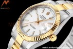 Rolex - DJ2 41mm 126333 Oys Flt 316L YG/SS Wht/Stk A+F VR3235