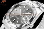 Rolex - DJ2 41mm 126334 Oys Flt 316L SS/SS Grey/Stk A+F VR3235