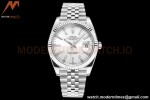 Rolex - DJ2 41mm 126334 Jub Flt 316L SS/SS Silv/Stk A+F VR3235