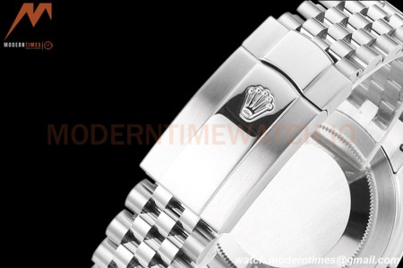 Rolex - DJ2 41mm 126334 Jub Flt 316L SS/SS White/Stk A+F VR3235