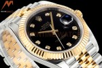 Rolex - DJ2 41mm 126333 Jub Flt 316L YG/SS Black/Dia A+F VR3235