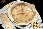 Rolex - DJ2 41mm 126333 Jub Flt 316L YG/SS Champane/Dia A+F VR3235