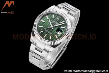 Rolex - DJ2 41mm 126334 Oys Flt 316L YG/SS Green/Dia A+F VR3235