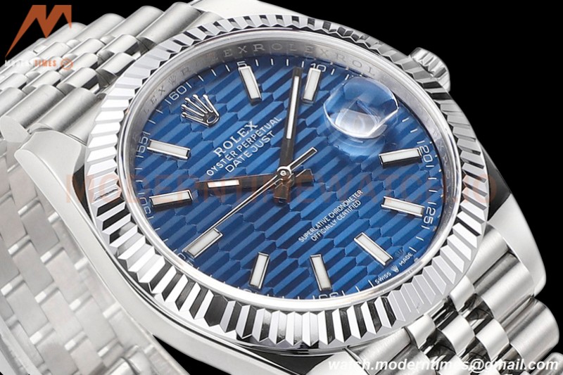 Rolex - DJ2 41mm 126334 Oys Flt 316L YG/SS Blue/Dia A+F VR3235