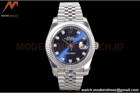 Rolex - DJ2 41mm 126334 Jub Flt 904L SS/SS Blue/Dia ARF VR3235