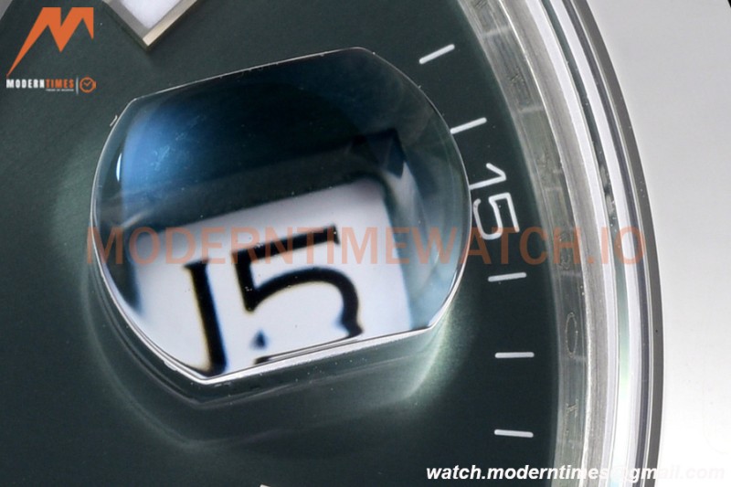 Rolex - Datejust 126300 41mm Oys Smt 904L SS/SS Grn/Stk VSF VS3235